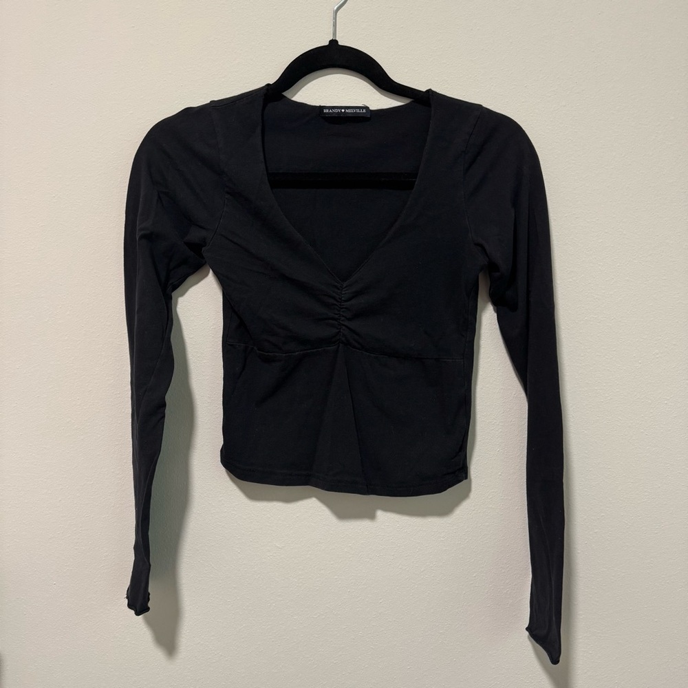 Brandy Melville Black Charlize Top